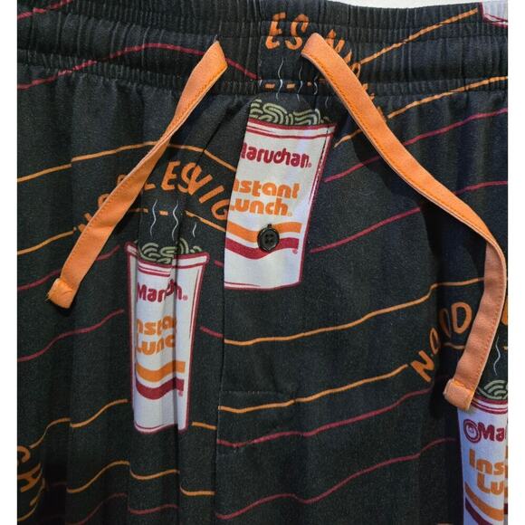 Maruchan Men’s Multicolor Noodle Print Lounge Pajama Pants Medium - Picture 7 of 9